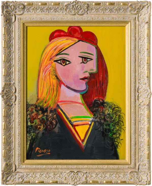 JMY ORI POR 33880 Marie Therese With A Garland In The Style Of Pablo Picasso 1934 30 