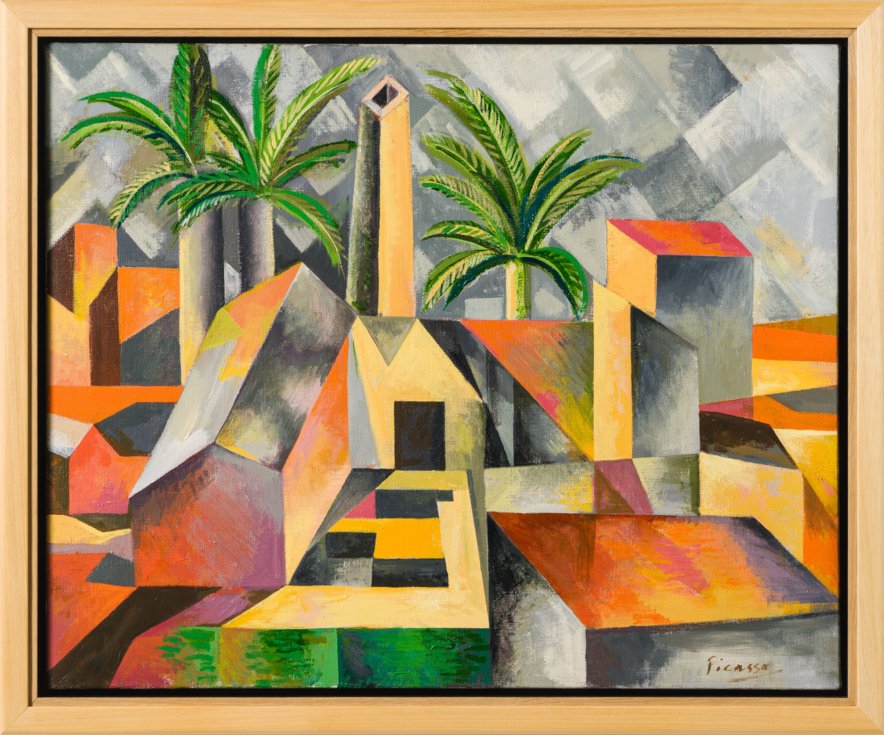 JMY ORI POR 33891 The Factory At Horta Al Ebro In The Style Of Pablo Picasso 1909 30 