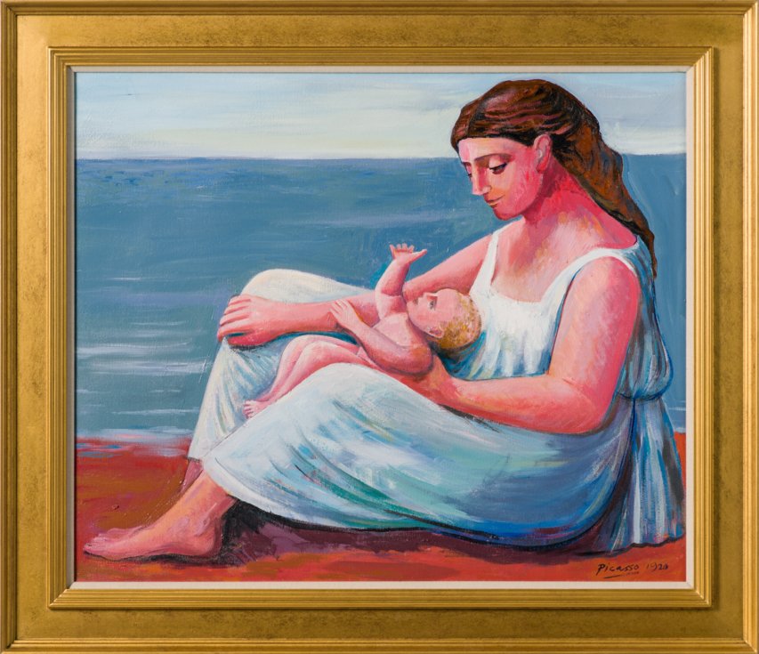 JMY ORI POR 34687 Mother And Child In The Style Of Pablo Picasso 1920 30 