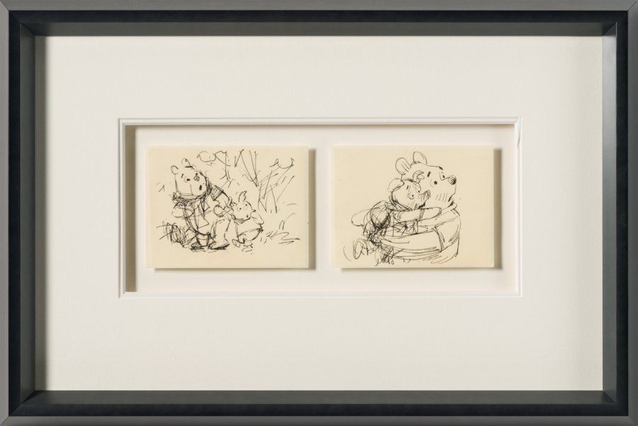 VIN ORI POR 29031 2 Board Disney Storyboard Set 3 (from  Winnie The Pooh And Tigger Too , 1974) 30 