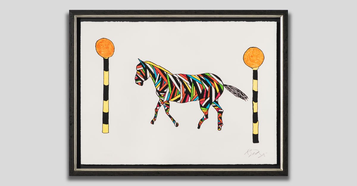 Zebra Crossing | Billy Connolly | Castle Fine Art