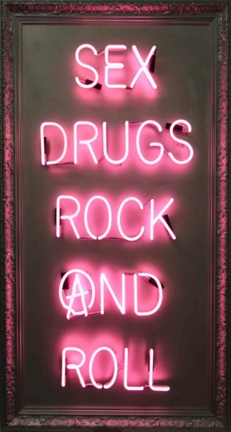 Sex Drugs And Rock And Roll 6 Illuminati Neon Castle Fine Art 