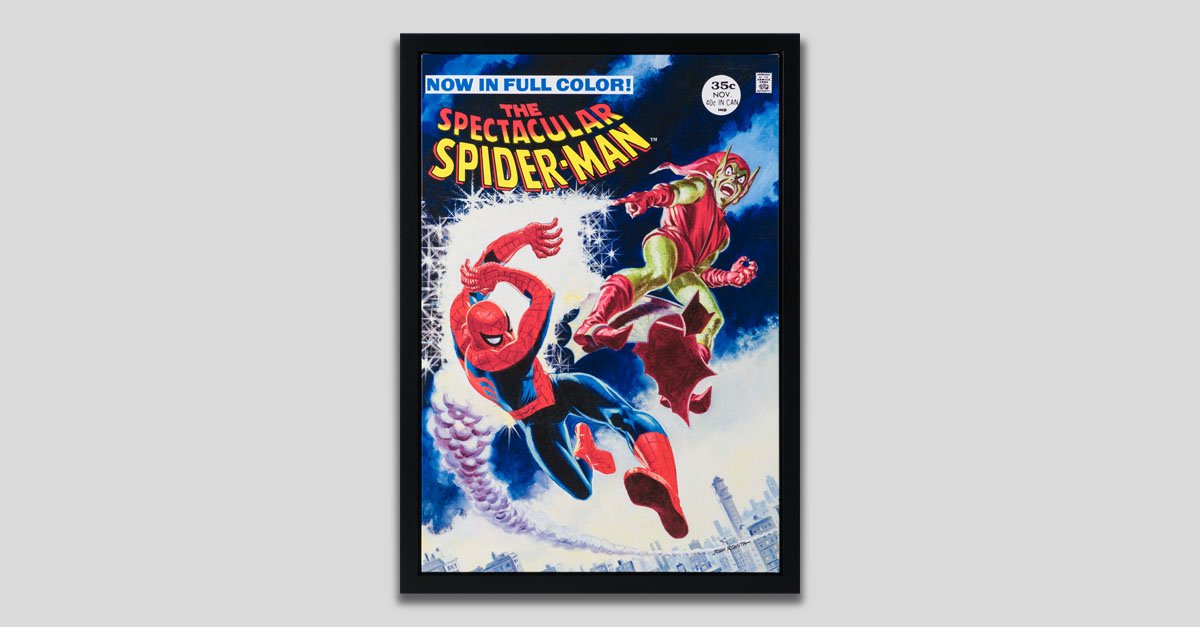 The Spectacular Spider Man Magazine 2 John Romita Castle Fine Art 4258