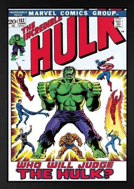 The Incredible Hulk #152 - Who Will Judge The Hulk? - Boxed Canvas ...