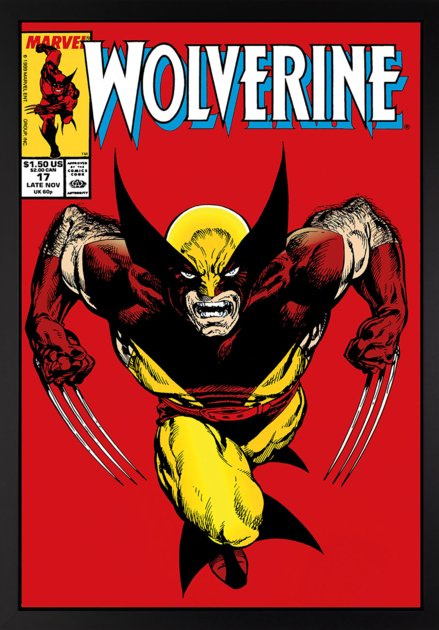 Wolverine Original Art Canvas Sketch 6x8 (1 of 1) Marvel