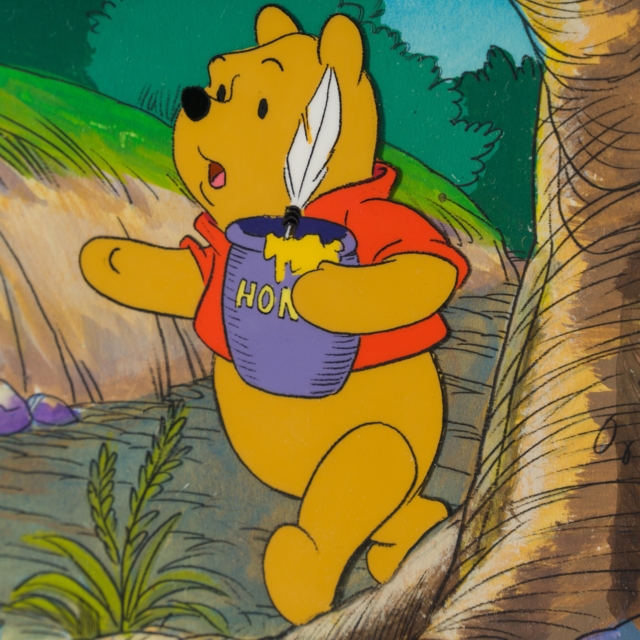 Winnie The Pooh & Rabbit (1) OPC | Disney Vintage | Castle Fine Art