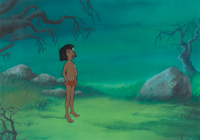 Mowgli From The Jungle Book Disney Vintage Castle Fine Art