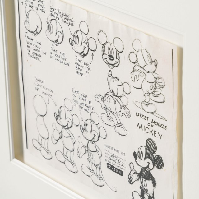 Latest Models Of Mickey 1, Model Sheet (Circa 1940s) | Disney Vintage ...