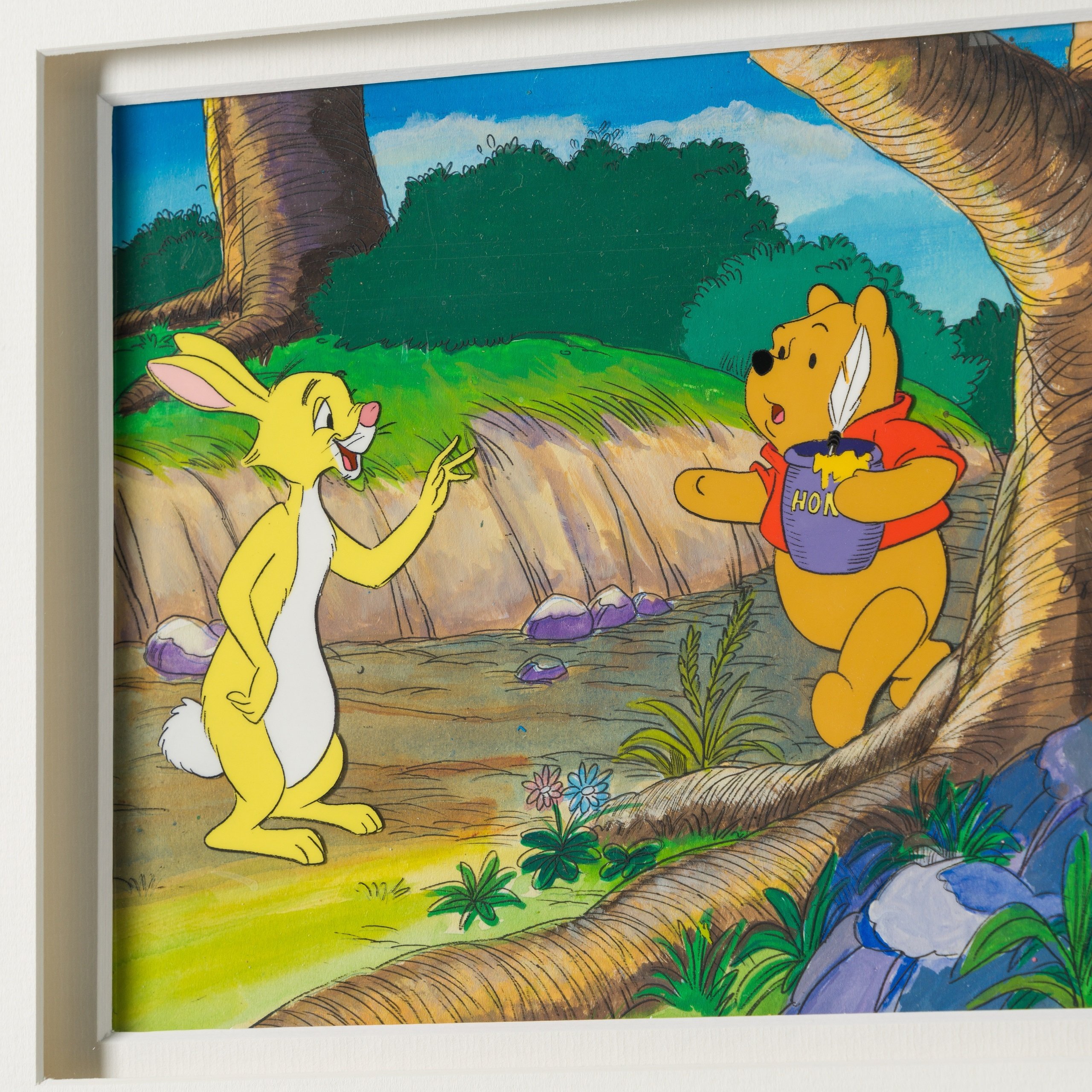 Winnie The Pooh & Rabbit (1) OPC | Disney Vintage | Castle Fine Art