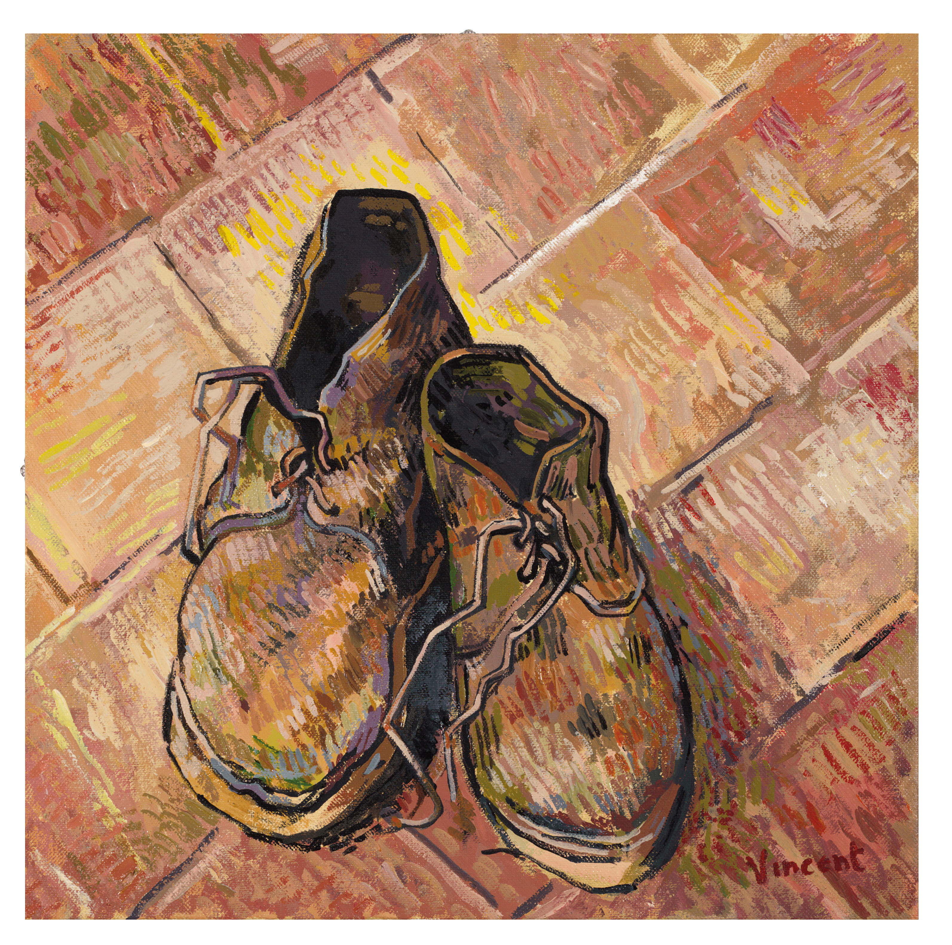 Картина ван гога ботинки