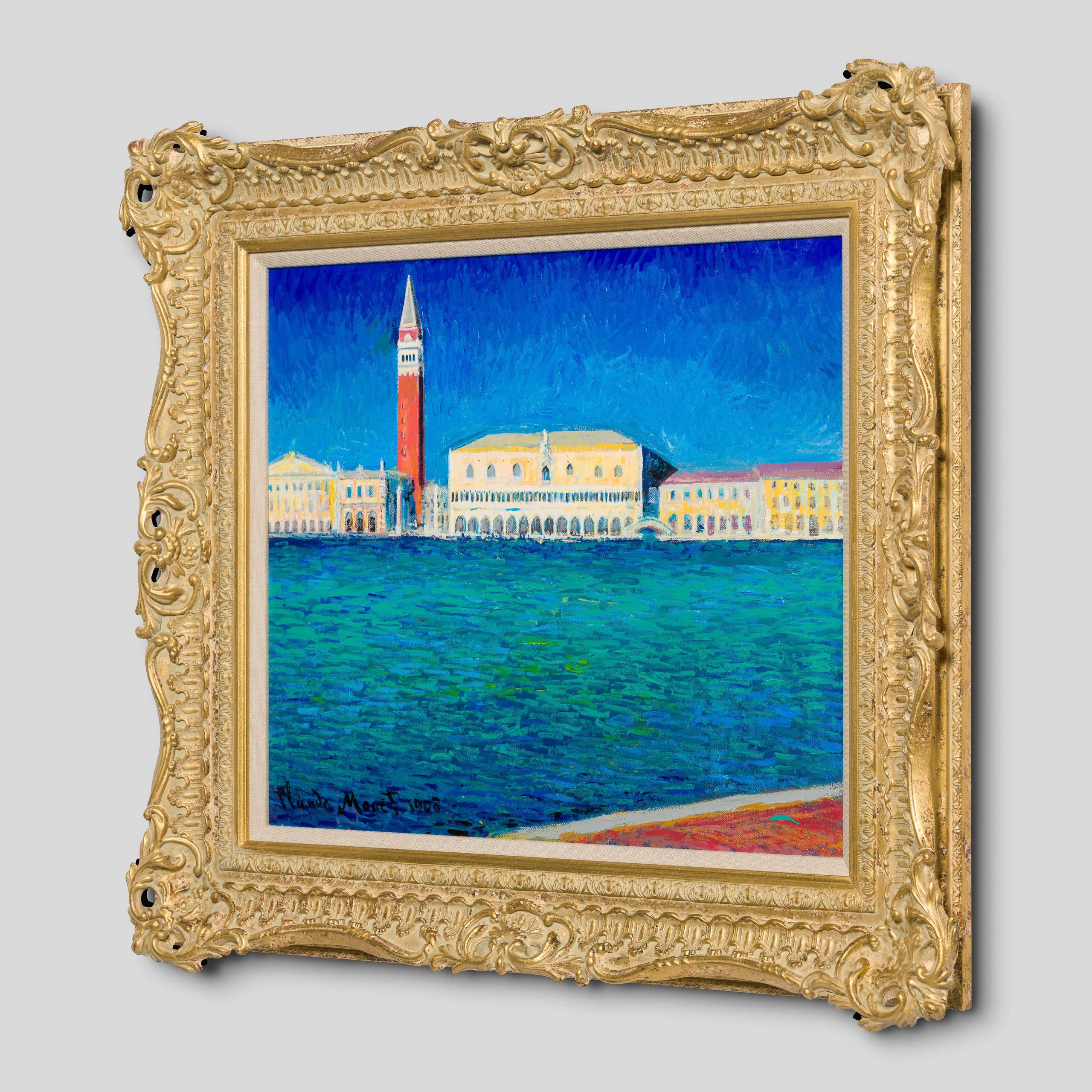 In The Style Of Claude Monet 1908 Ducal Palace & Campanile From san ...