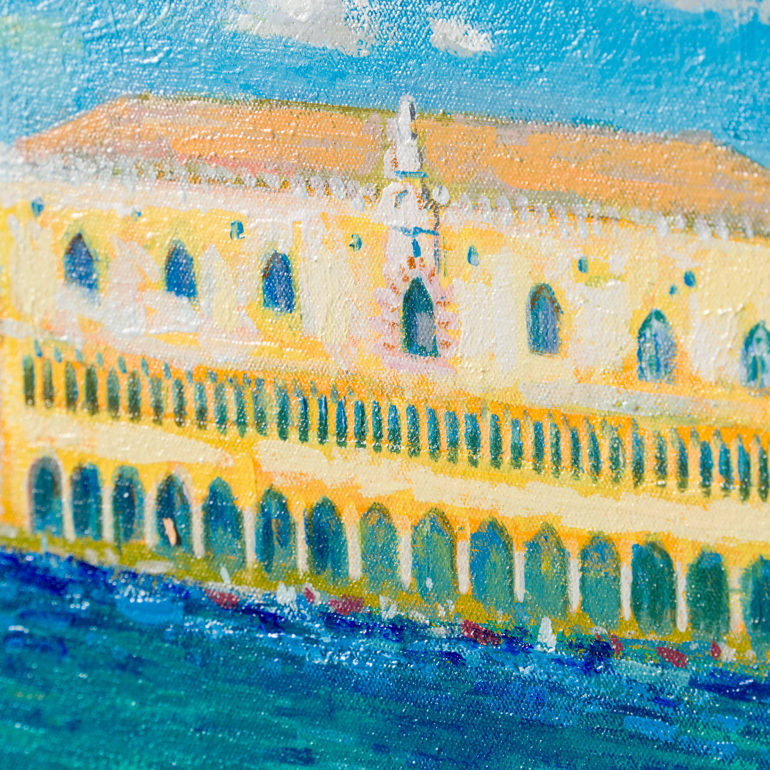 Ducal Palace & Campanile San Marco In The Style Of Claude Monet 1908 ...