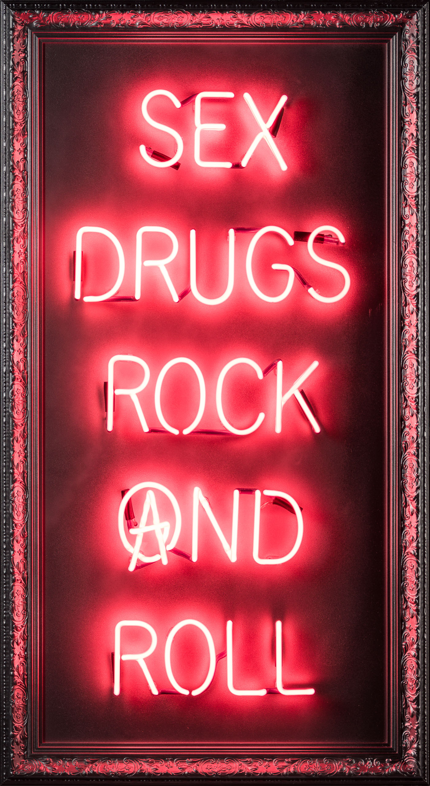 Sex, Drugs & Rock & Roll (268) | Illuminati Neon | Castle Fine Art