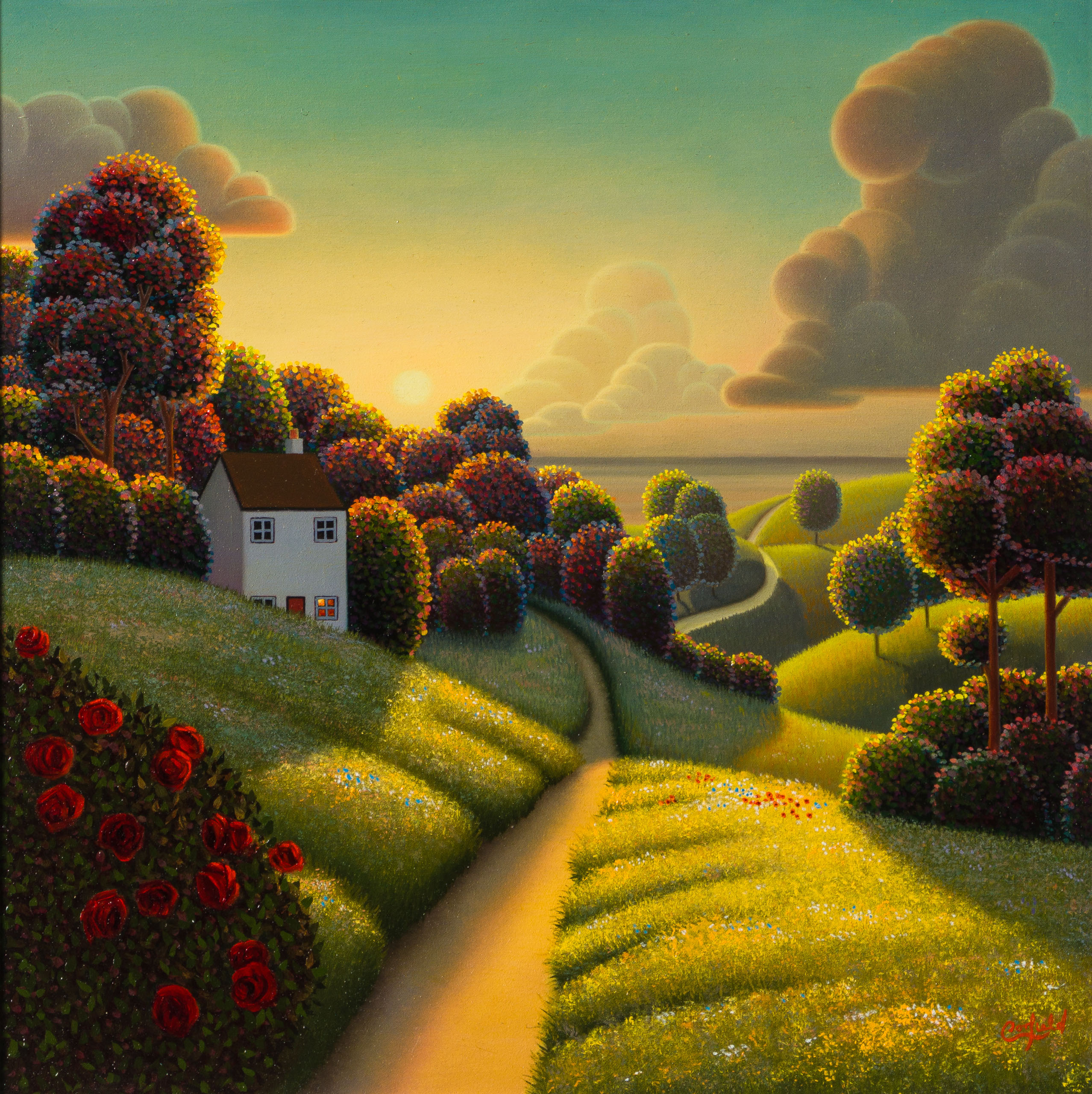 Painting The Roses Red | Paul Corfield | Castle Fine Art