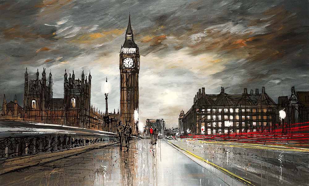 On Westminster Bridge Paul Kenton Castle Fine Art