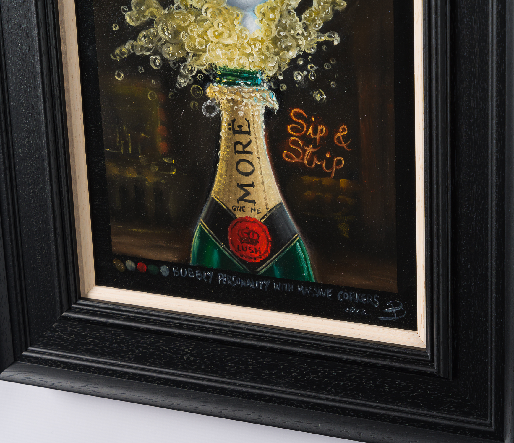 Bubbly Personality With Massive Corkers (Oil Sketch) | Peter Smith ...