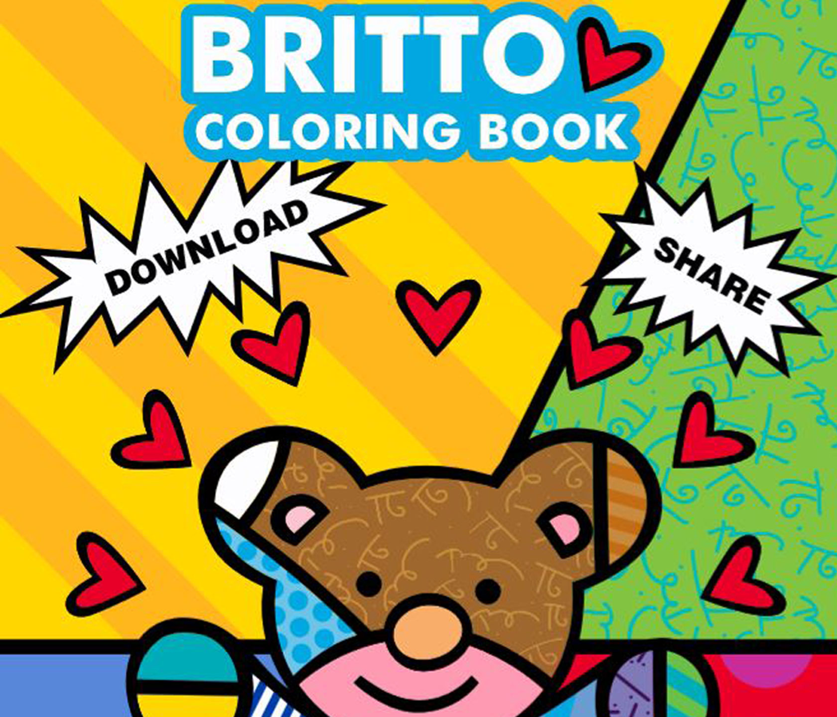 Download Romero Britto Colouring Book Castle Fine Art