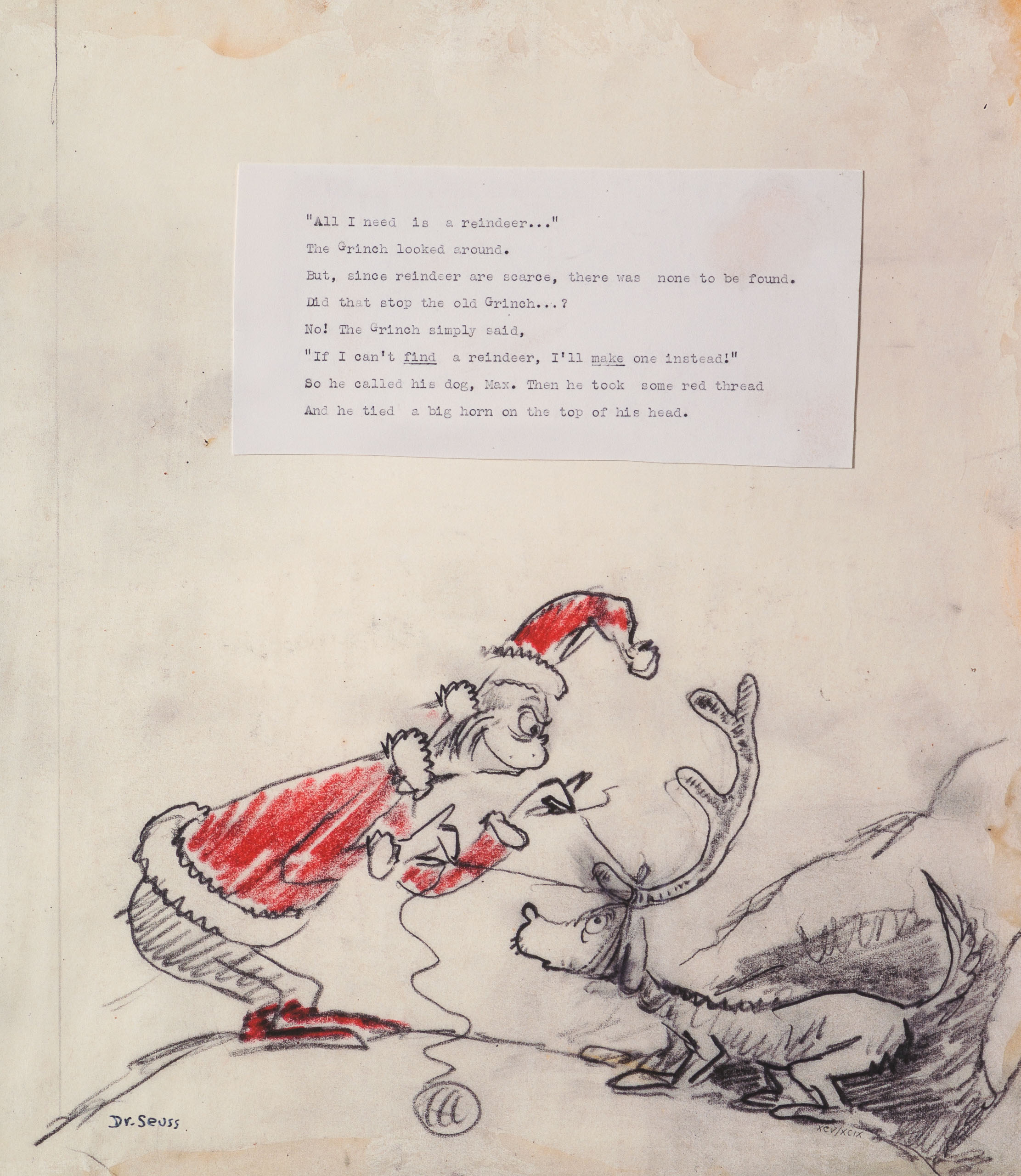 All I need is a reindeer | Dr. Seuss | Castle Fine Art