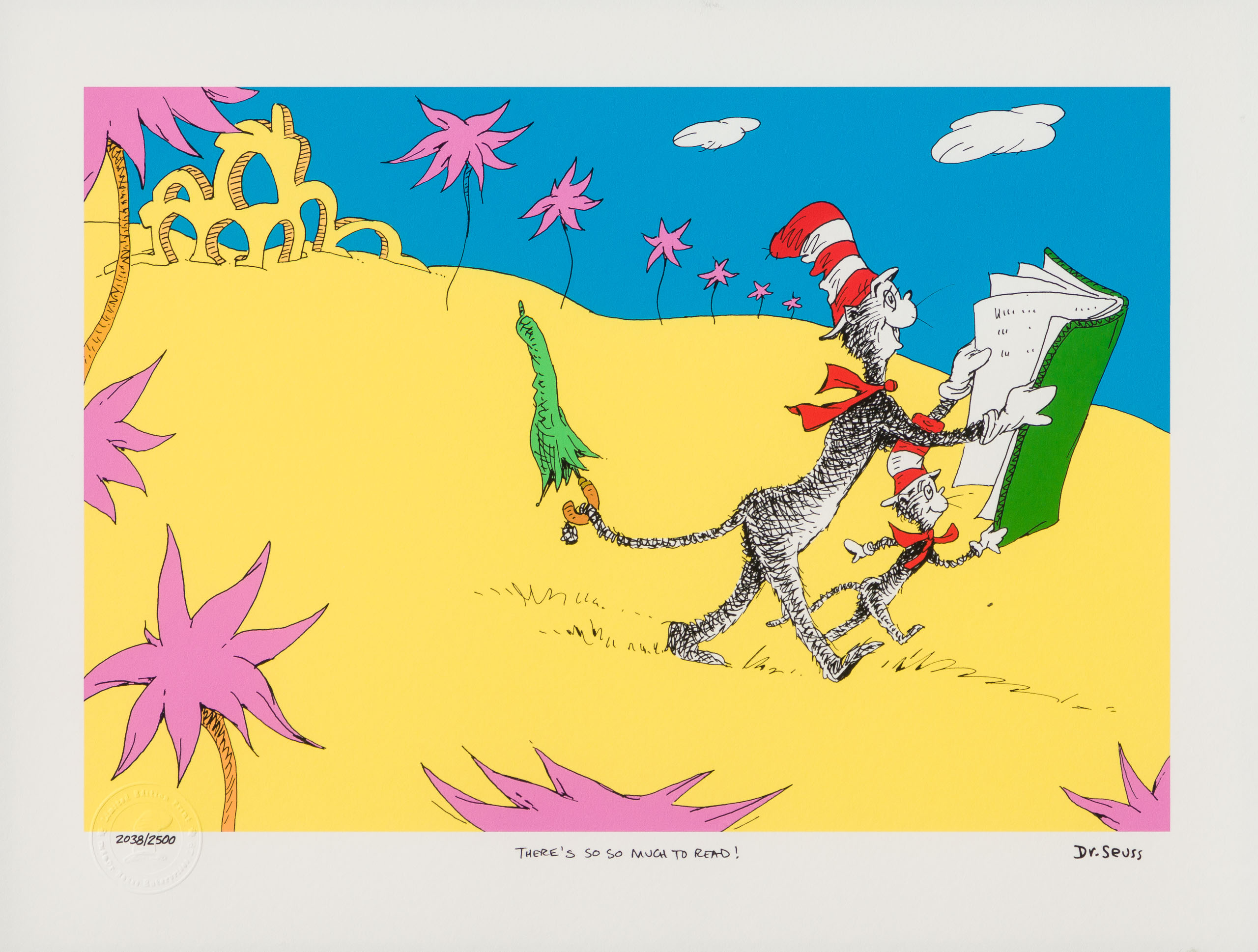 There’s so so much to read | Dr. Seuss | Castle Fine Art