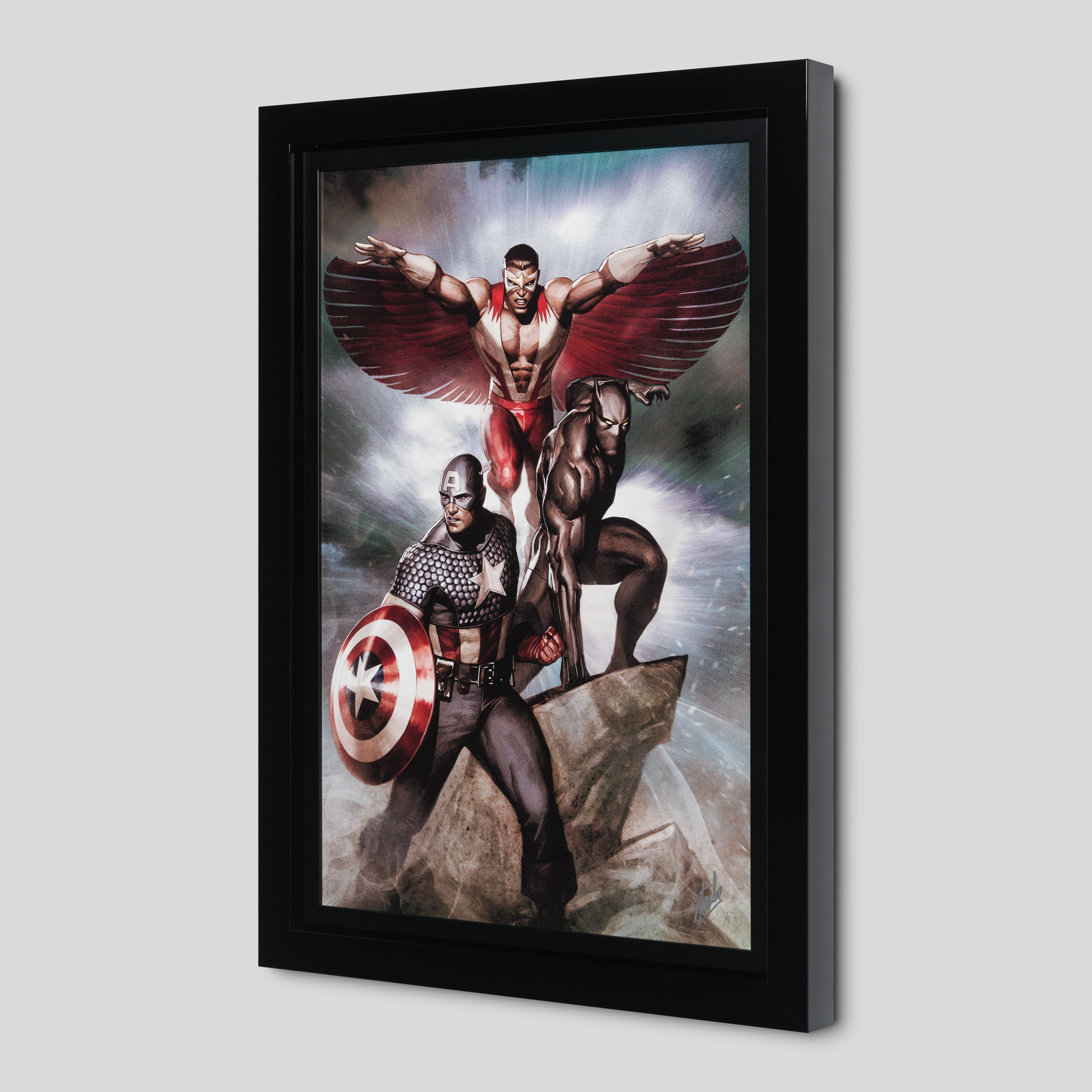 Captain America Hail Hydra 3 Deluxe Edition Marvel Castle Fine Art 