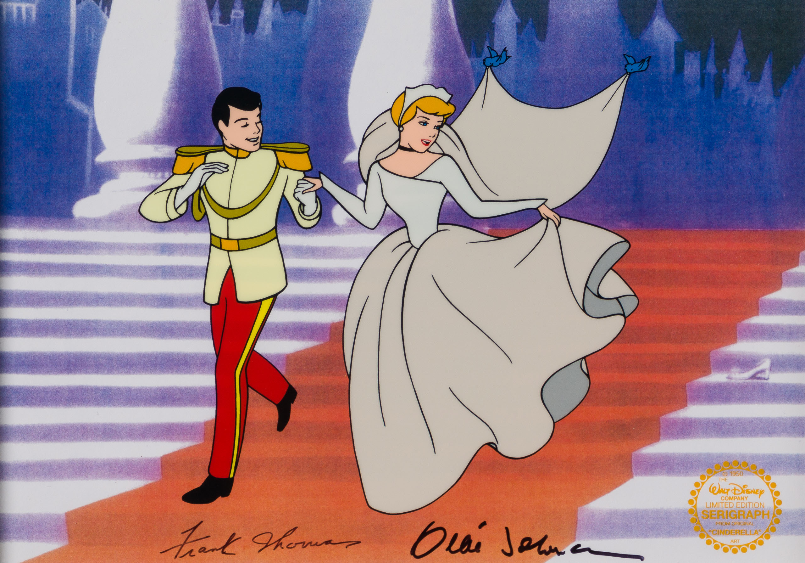 Cinderella & Prince Charming (7) Sericel | Disney Vintage | Castle Fine Art