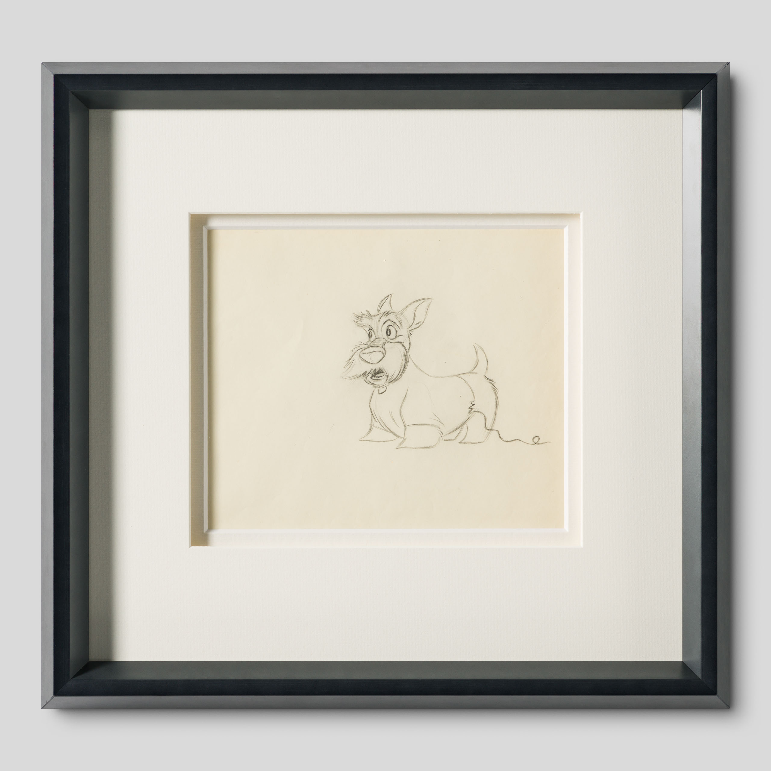 Lady And The Tramp: Jock Original Production Drawing (1955) | Disney ...