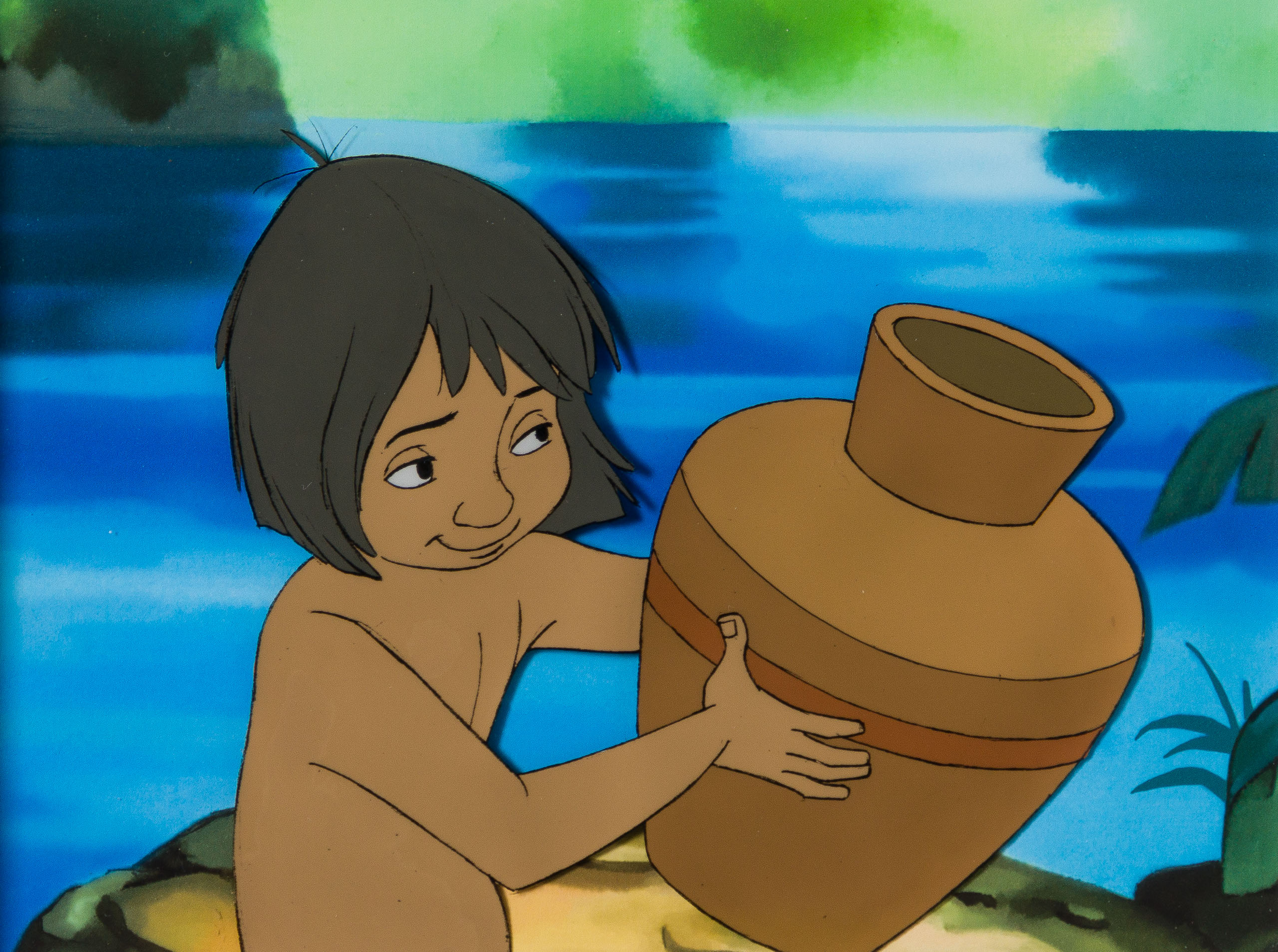 The Jungle Book Mowgli Original Production Cel 1967 Disney Vintage Castle Fine Art 6923